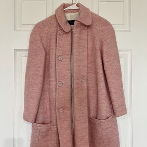 Zara Elegant Pink Women's Coat